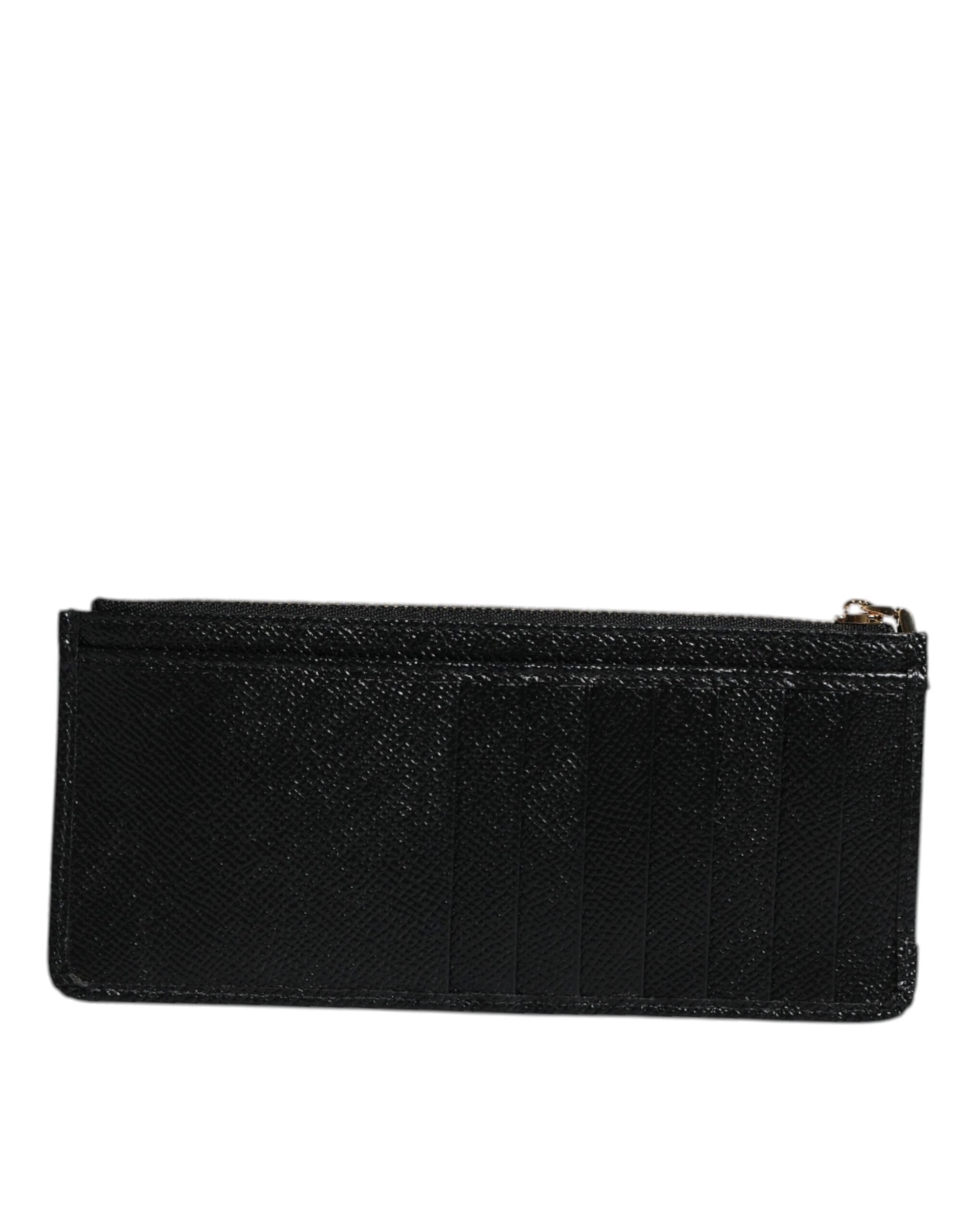 Dolce & Gabbana Black Leather #DGLovesLondon Cardholder Case Wallet Dolce & Gabbana