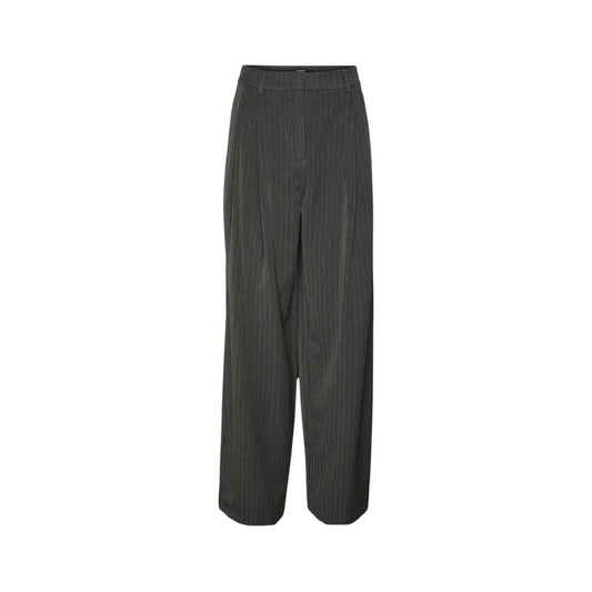 Vero Moda Gray Polyester Pant Vero Moda