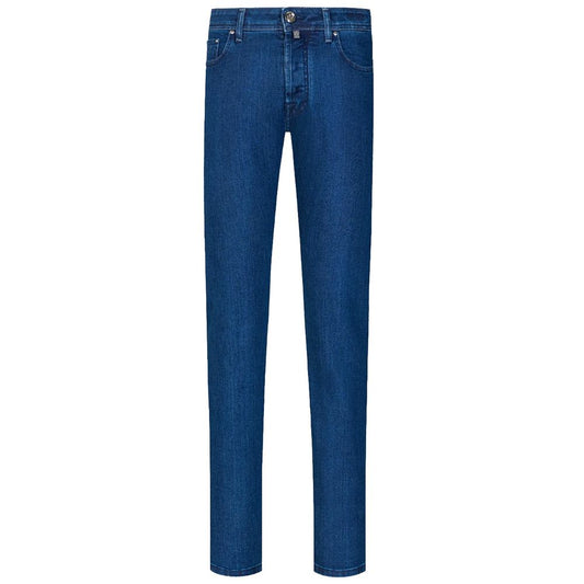 Jacob Cohen Blue Cotton Men Jeans Jacob Cohen
