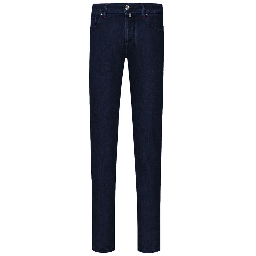 Jacob Cohen Blue Cotton Men Jeans Jacob Cohen