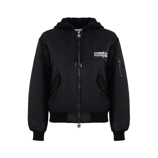 Comme Des Fuckdown Black Nylon Jackets & Coat Comme Des Fuckdown