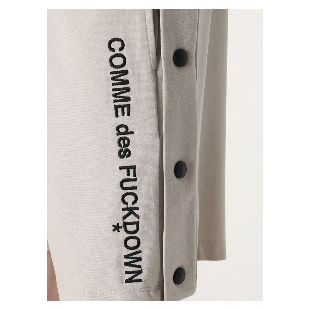 Comme Des Fuckdown Beige Viscose Short Comme Des Fuckdown
