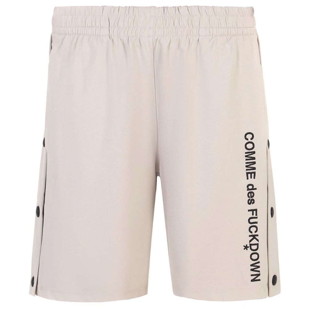 Comme Des Fuckdown Beige Viscose Short Comme Des Fuckdown
