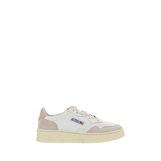 Autry White Leather Low Top Sneakers Autry