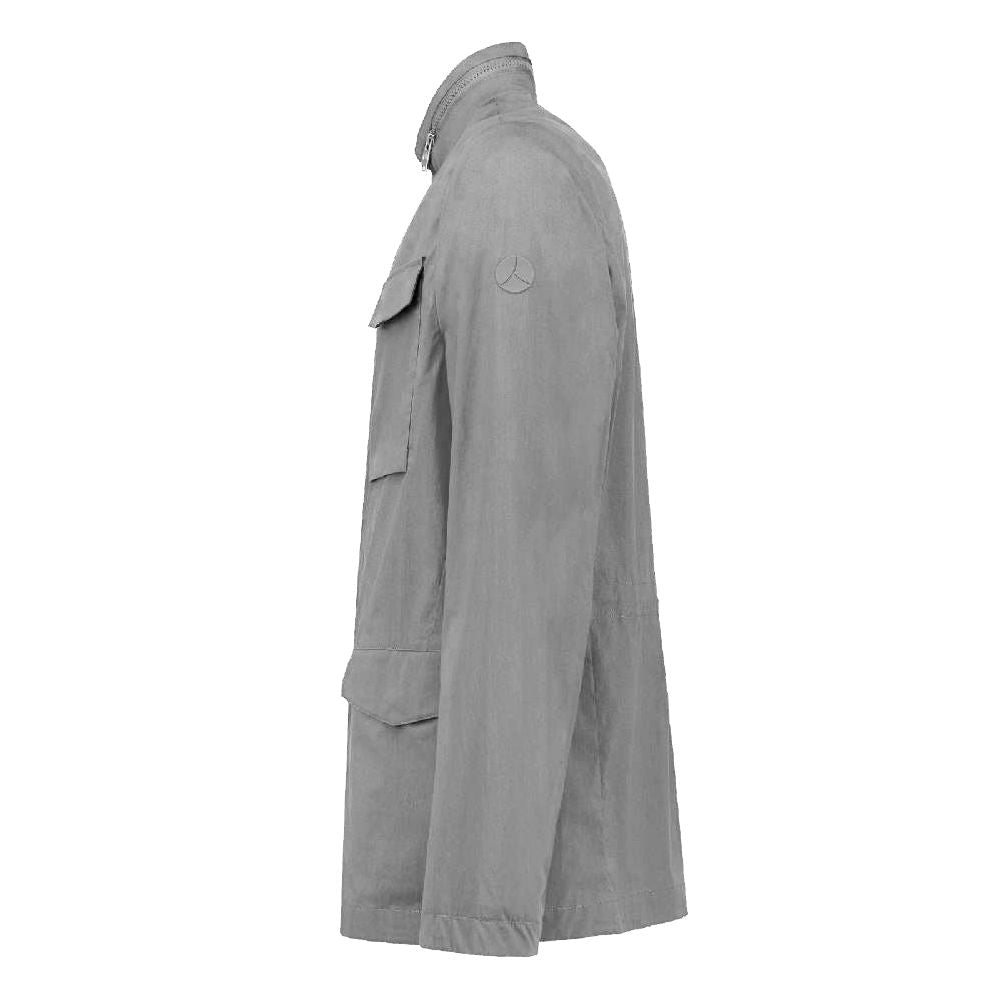 People Of Shibuya Gray Cotton Jacket People Of Shibuya