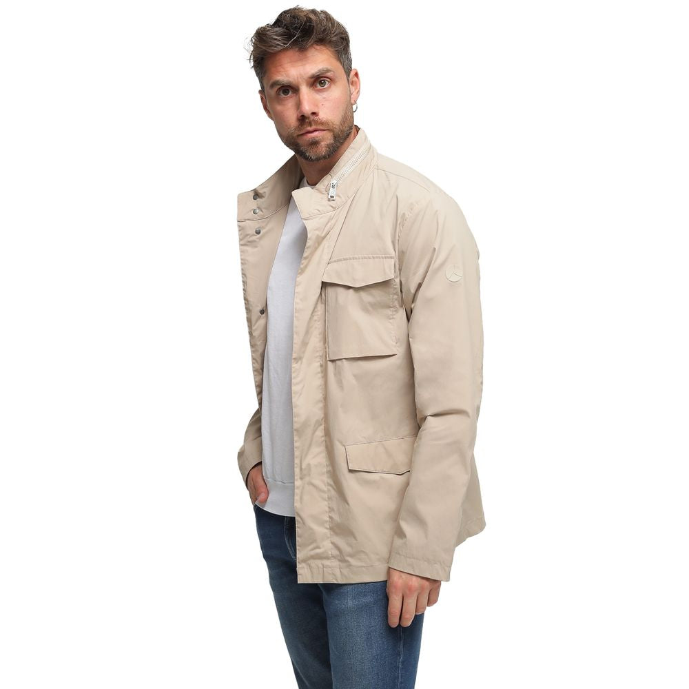 People Of Shibuya Beige Cotton Jacket People Of Shibuya