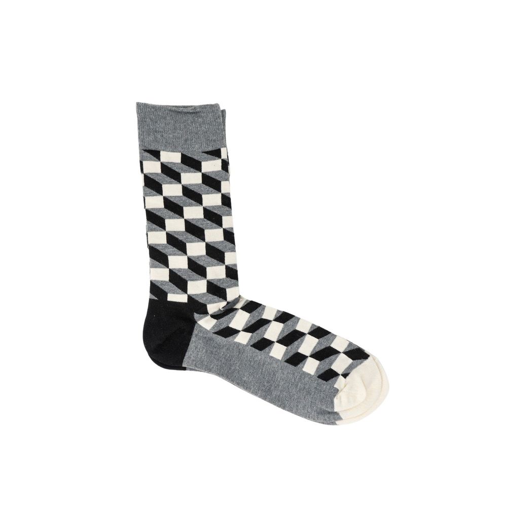 Happy Socks Gray Cotton Socks Happy Socks