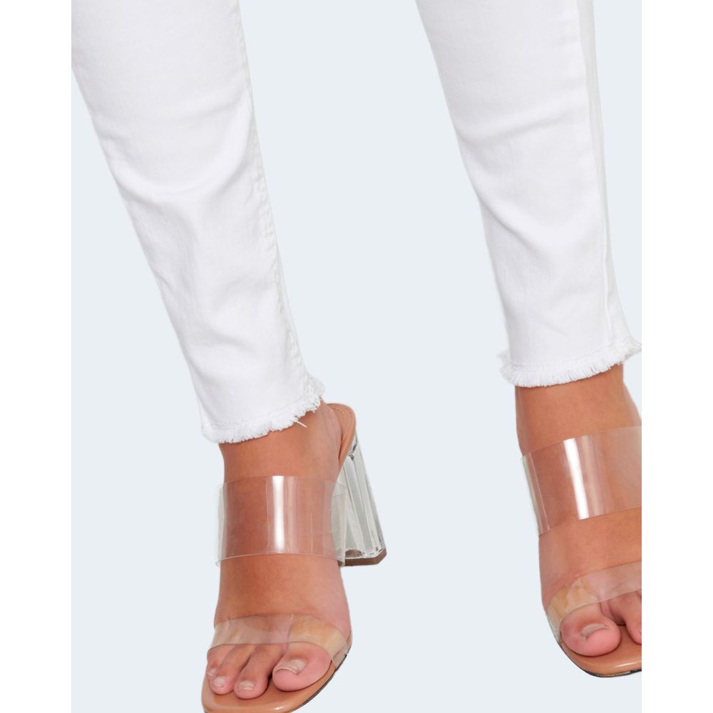 Only White Cotton Skinny Jean Only
