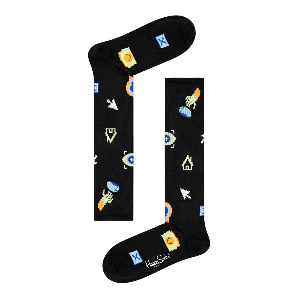 Happy Socks Black Cotton Socks Happy Socks