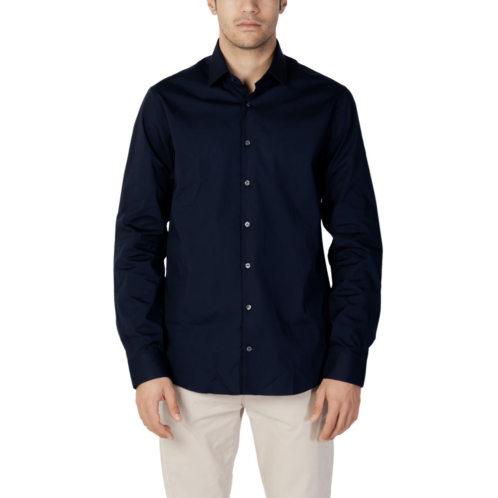 Calvin Klein Blue Cotton Shirt Calvin Klein