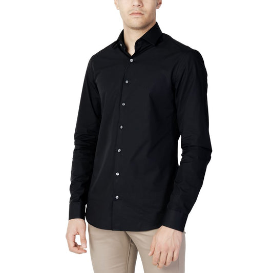 Calvin Klein Black Cotton Shirt Calvin Klein