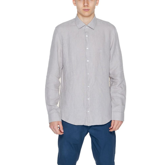 Calvin Klein Beige Linen Shirt Calvin Klein