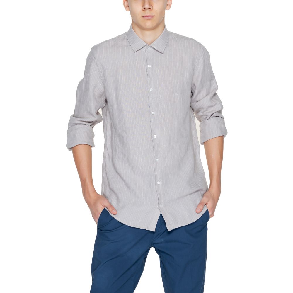 Calvin Klein Beige Linen Shirt Calvin Klein