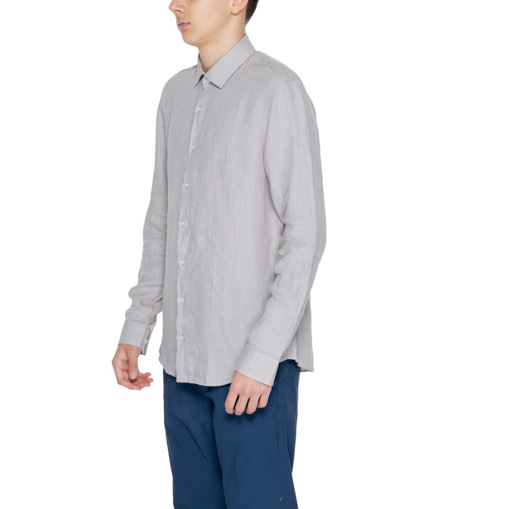 Calvin Klein Beige Linen Shirt Calvin Klein
