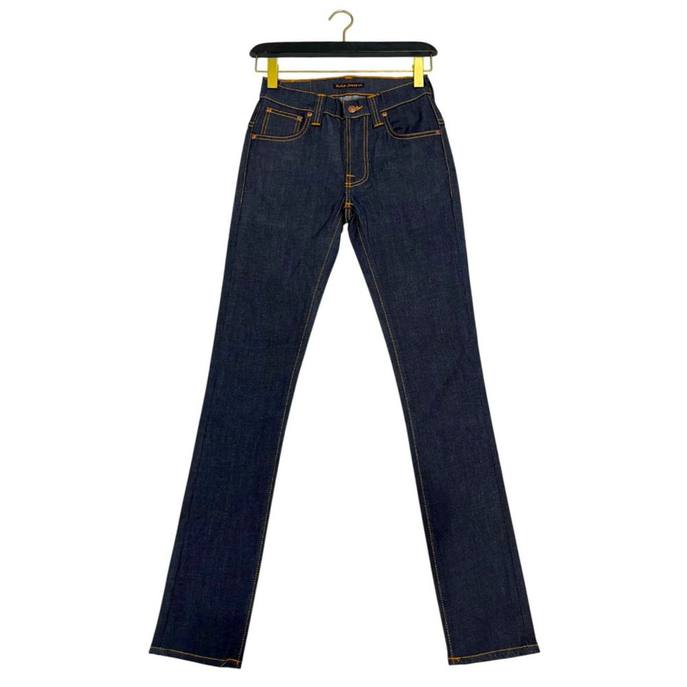 Nudie Jeans Blue Cotton Jeans Denim Nudie Jeans