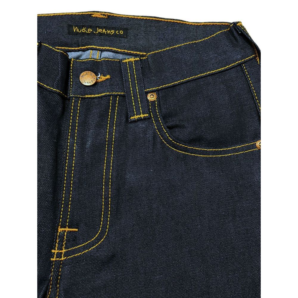 Nudie Jeans Blue Cotton Jeans Denim Nudie Jeans