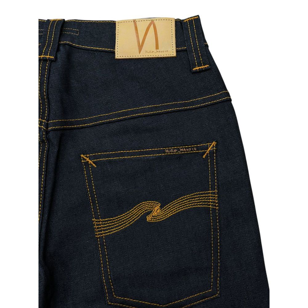 Nudie Jeans Blue Cotton Jeans Denim Nudie Jeans