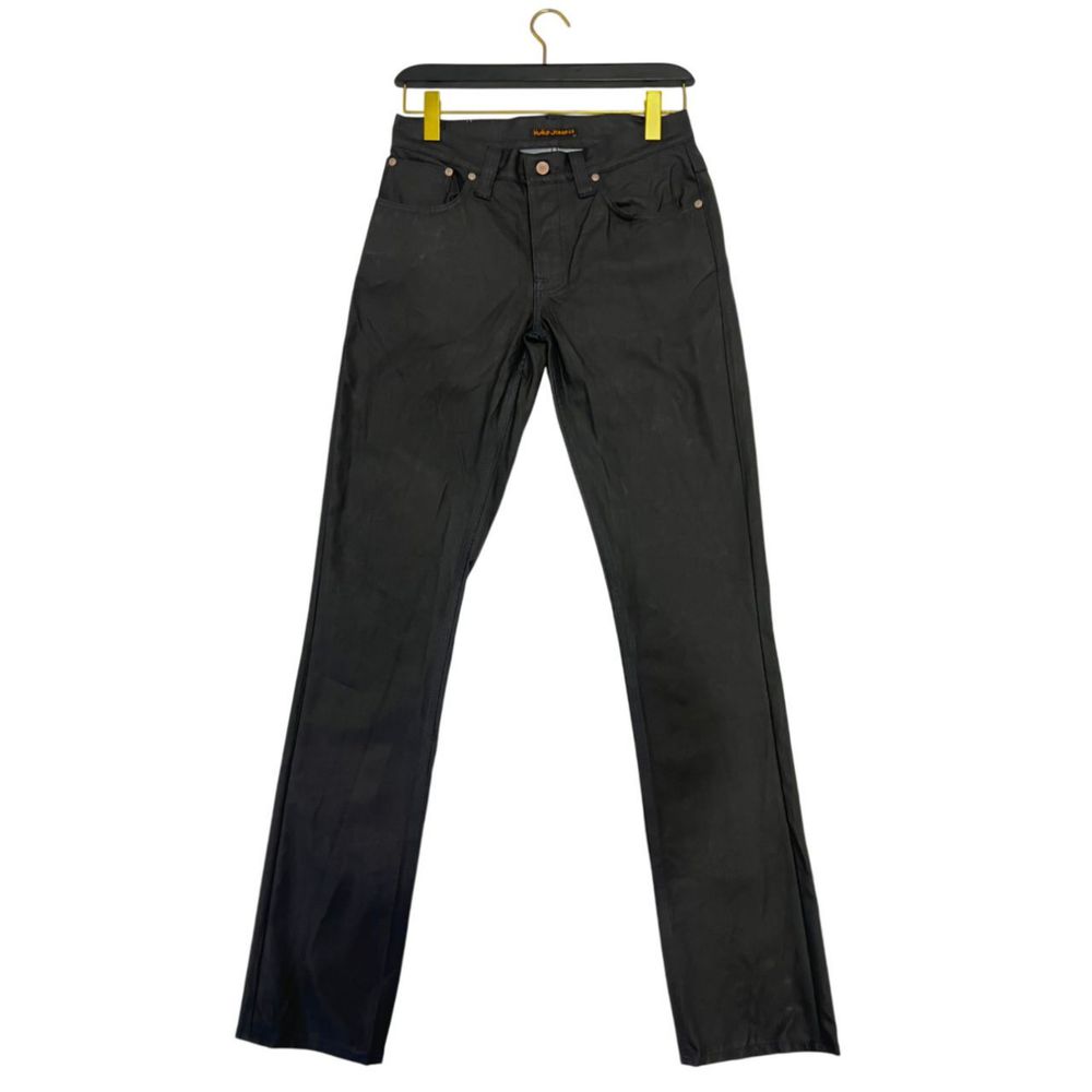 Nudie Jeans Black Cotton Men Jeans Nudie Jeans