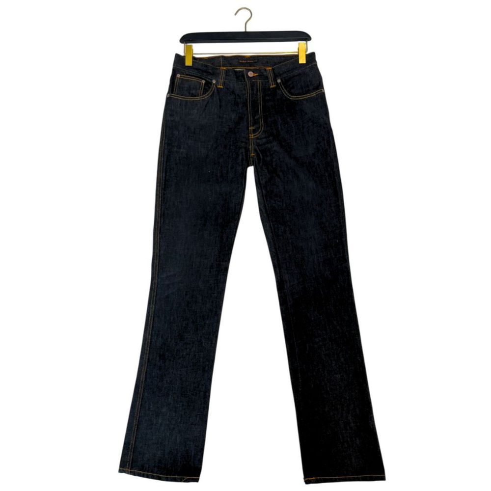 Nudie Jeans Black Cotton Men Jeans Nudie Jeans