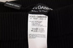 Dolce & Gabbana Black High Waist Stretch Pants Tights - Eljoys Fashion 