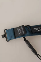 Dolce & Gabbana Blue 100% Silk Adjustable Neck Bow Tie Mens - Eljoys Fashion 