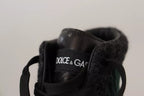 Dolce & Gabbana Green Corduroy High Tops Sneakers Mens Casual Shoes - Eljoys Fashion 