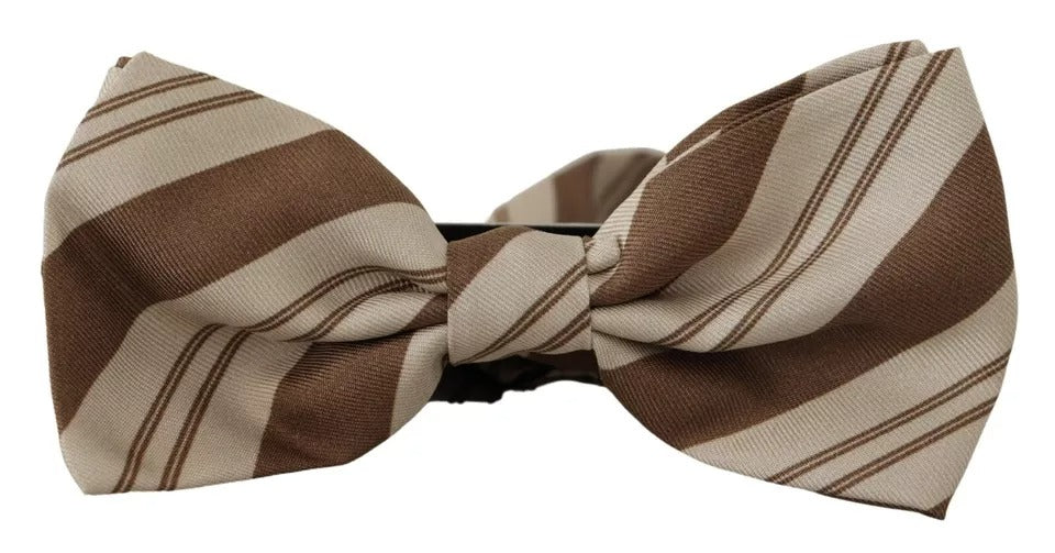 Dolce & Gabbana Multicolor Patterned Adjustable Neck Bow Tie Men Dolce & Gabbana