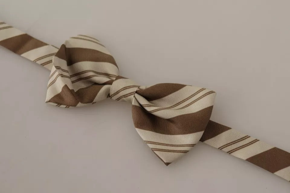Dolce & Gabbana Multicolor Patterned Adjustable Neck Bow Tie Men Dolce & Gabbana