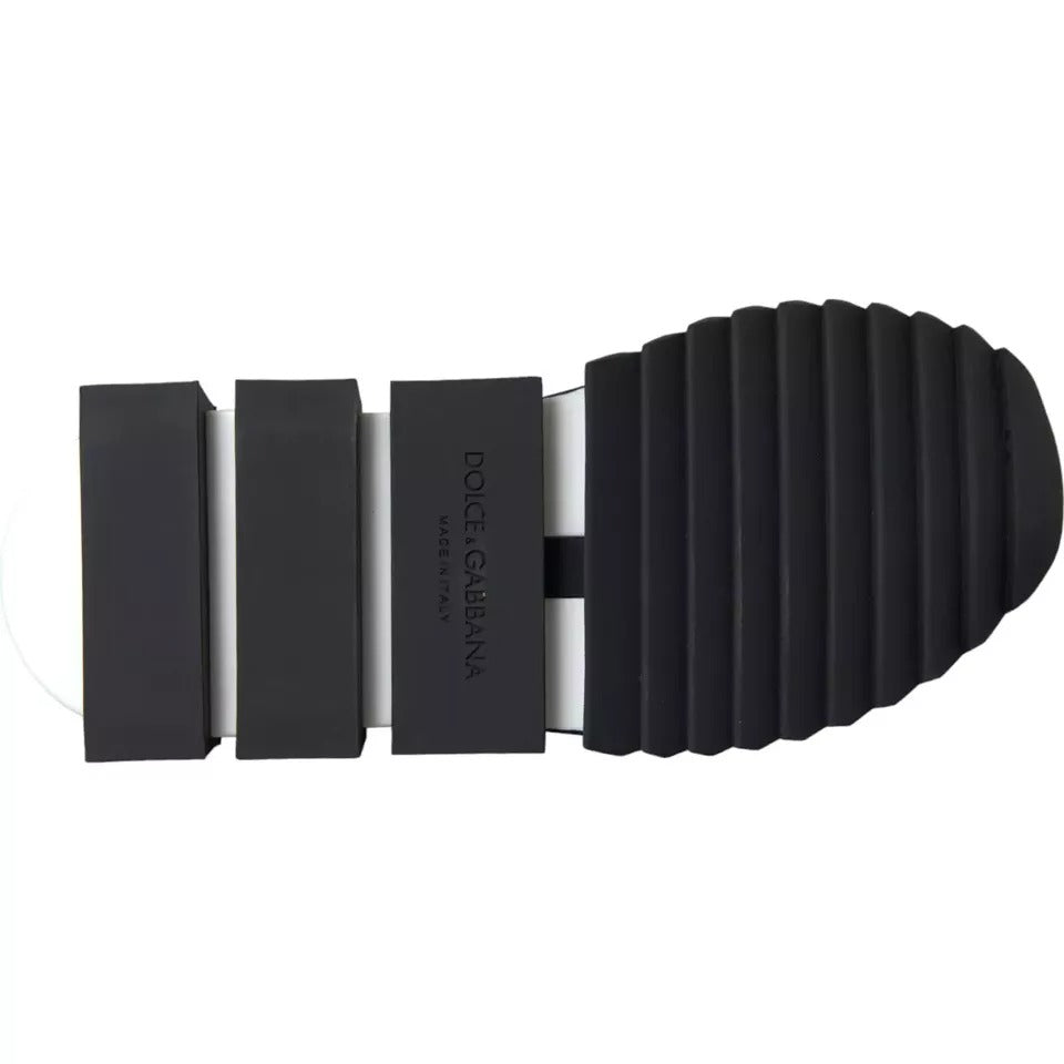 Dolce & Gabbana Black White Logo Sorrento Mens Sneakers Shoes Dolce & Gabbana