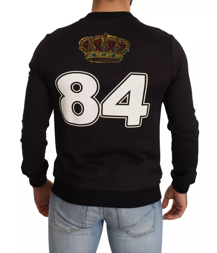 Dolce & Gabbana Black Cupid Print Hoodie Sweatshirt Sweater Dolce & Gabbana