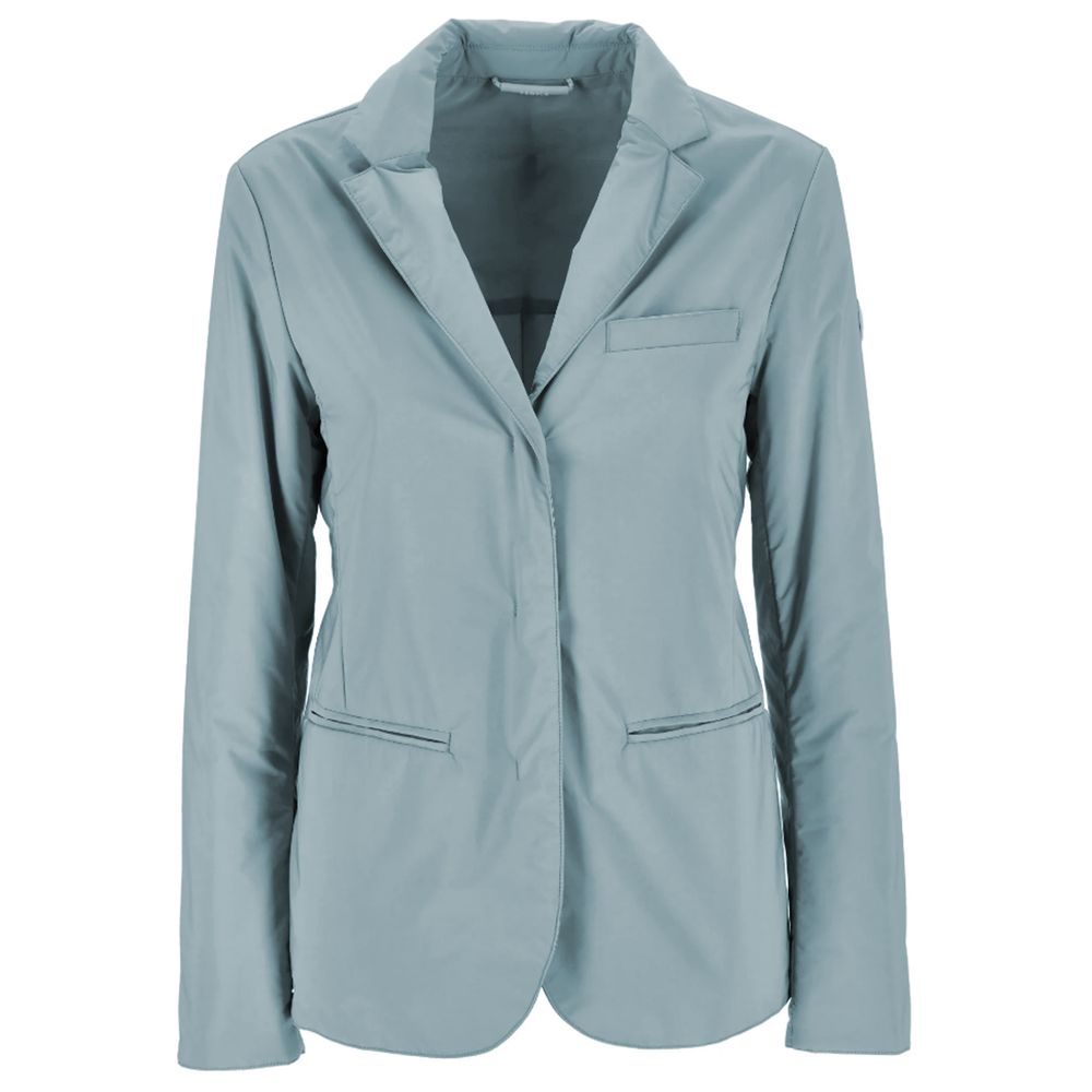 People Of Shibuya Light Blue Polyester Women Jacket People Of Shibuya
