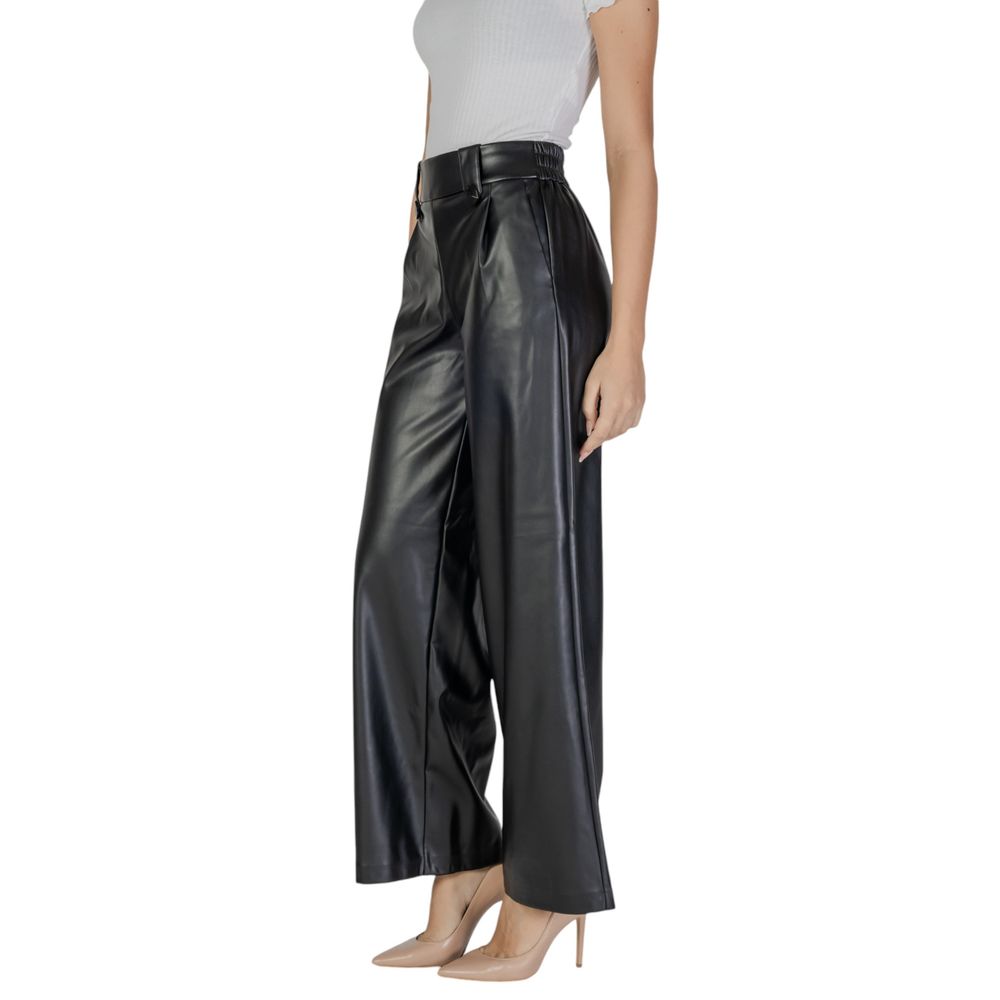 Only Black Polyester Pant Only