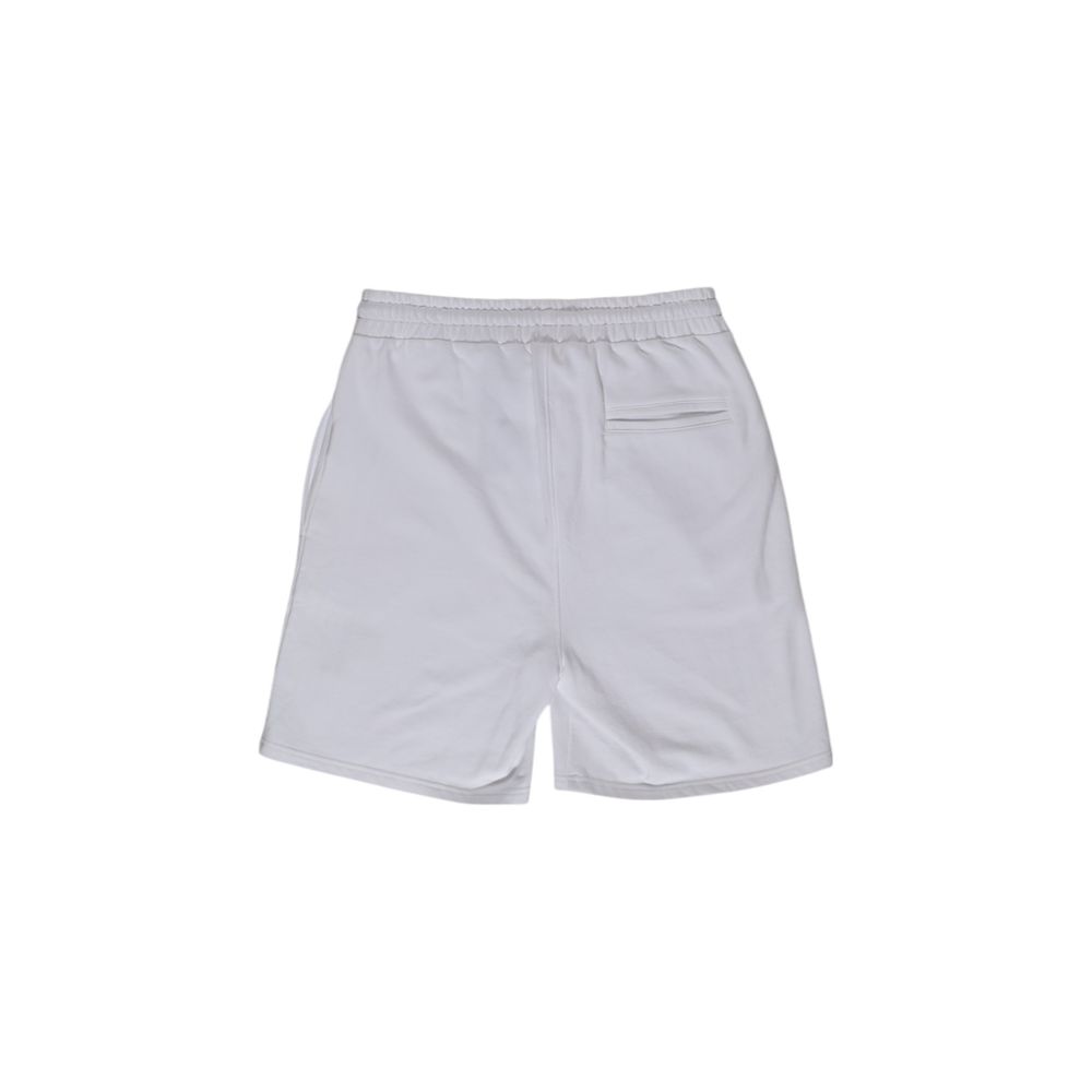 Refrigiwear White Cotton Bermuda Refrigiwear