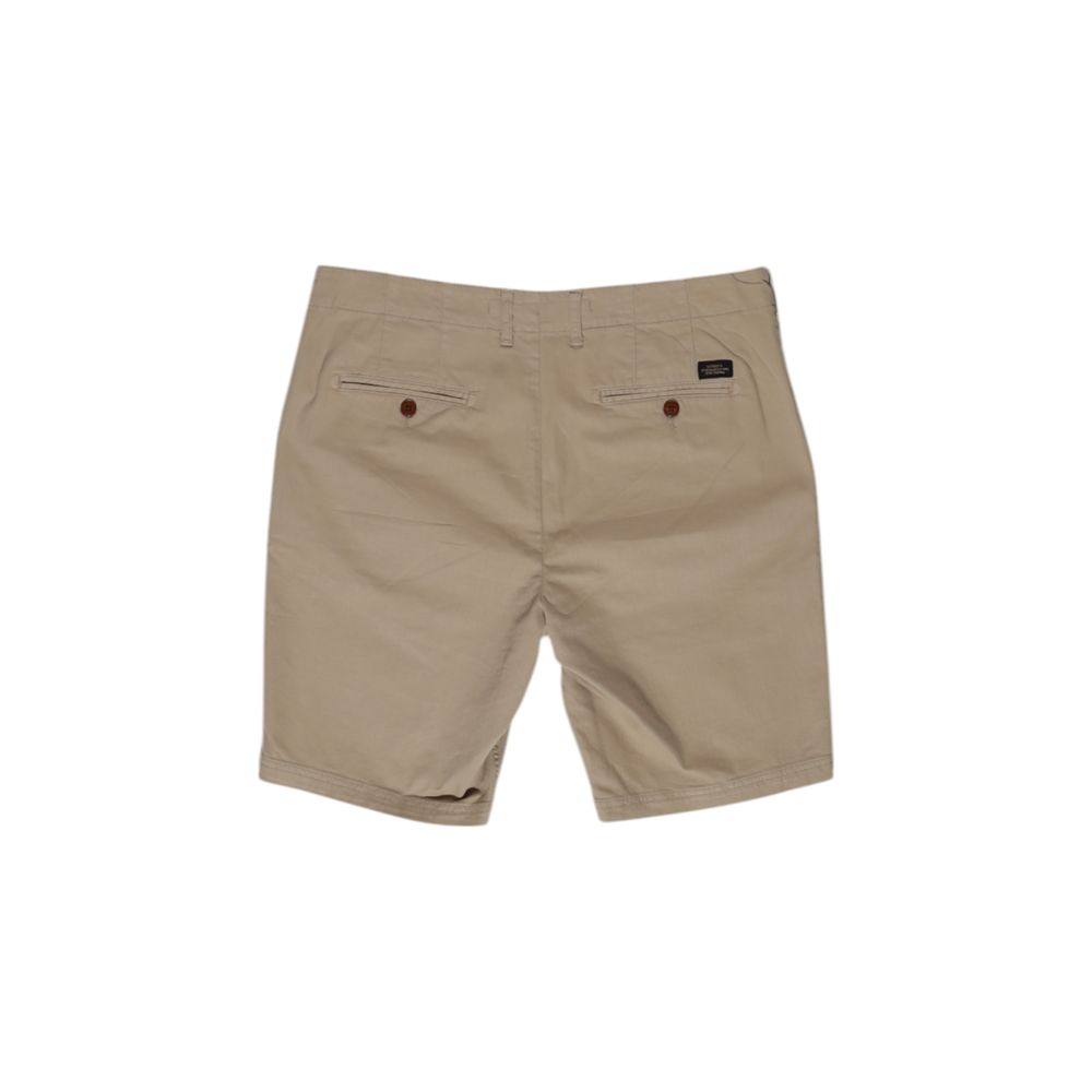 Superdry Beige Cotton Bermuda Superdry