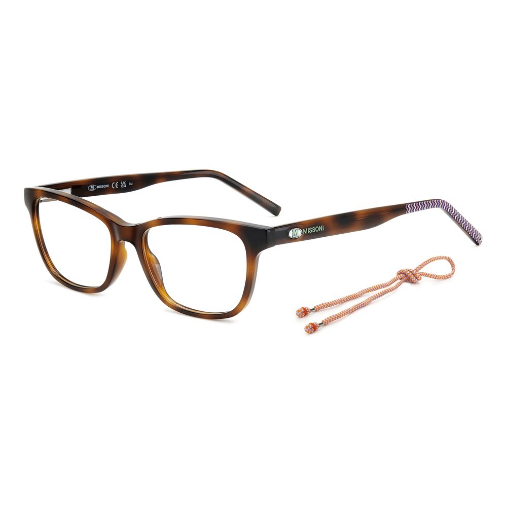 M Missoni Brown Acetate Frames M Missoni