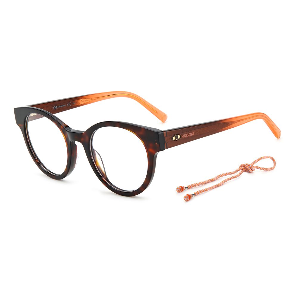 M Missoni Brown Acetate Frames M Missoni
