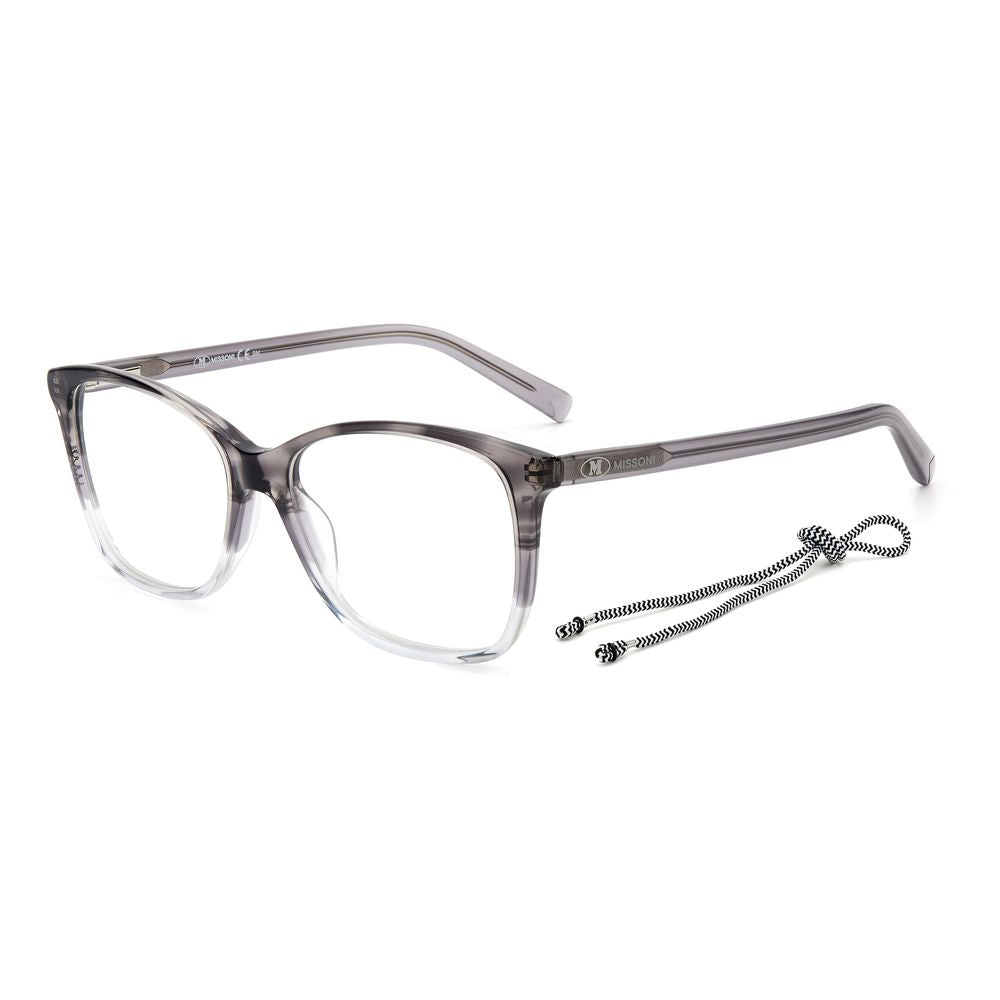 M Missoni Gray Acetate Glasses Frames