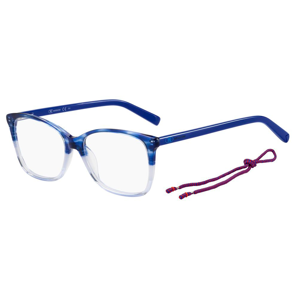 M Missoni Blue Acetate Glasses Frames