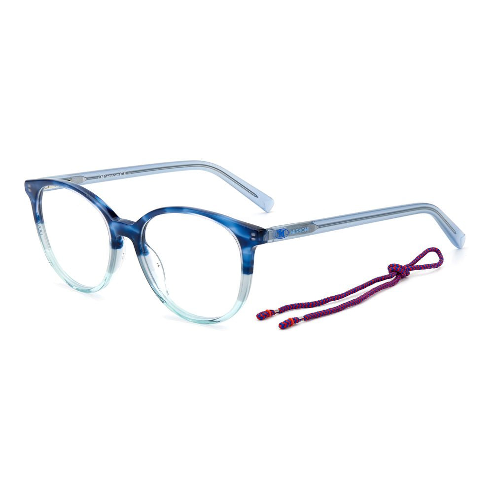 M Missoni Blue Acetate Glasses Frames