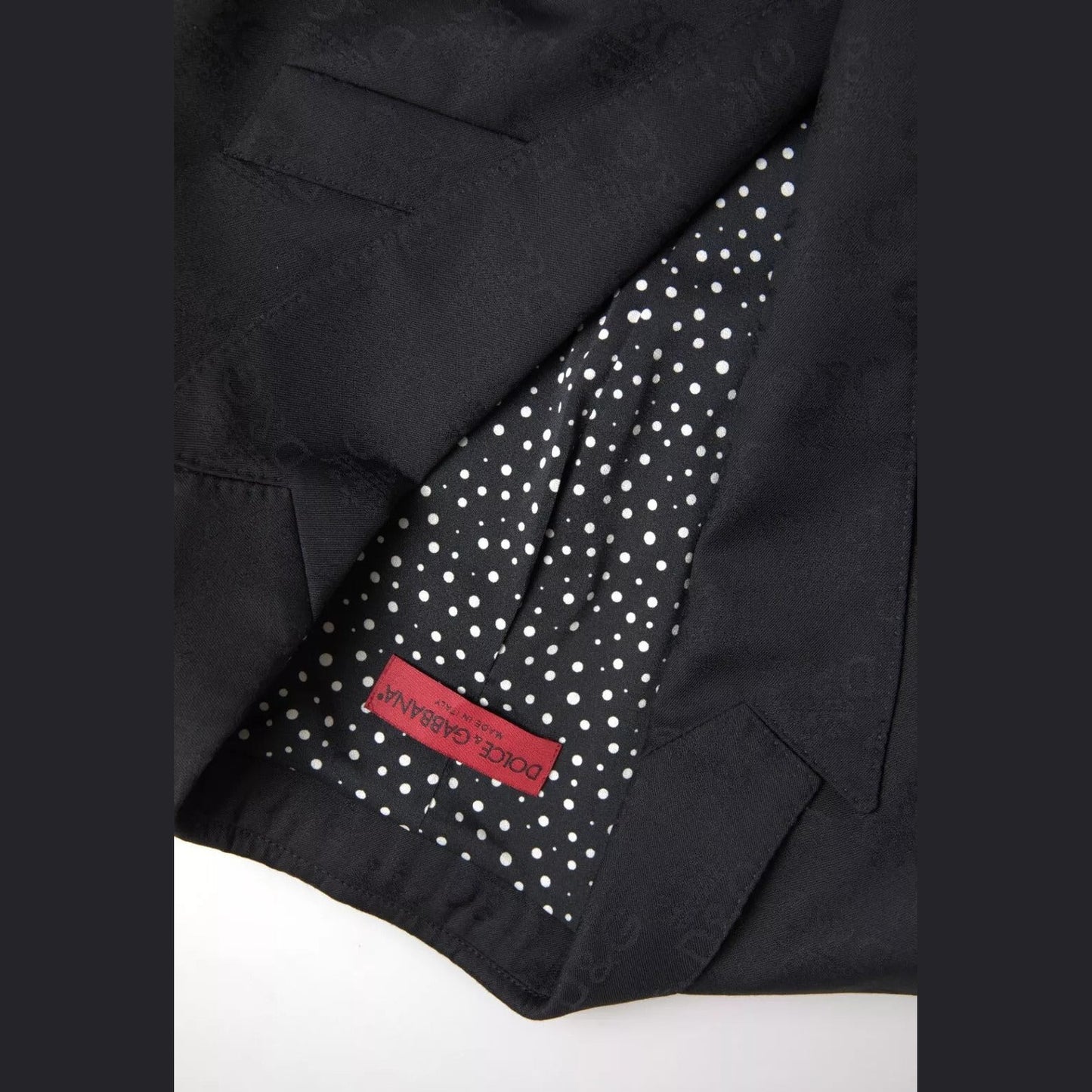 Dolce & Gabbana Black Long Sleeve Coat Blazer Jacket