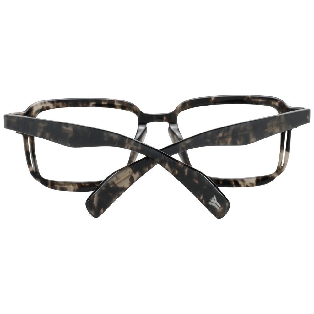 Yohji Yamamoto gray plastic glasses frames with sleek design and modern style, shown on a plain background.