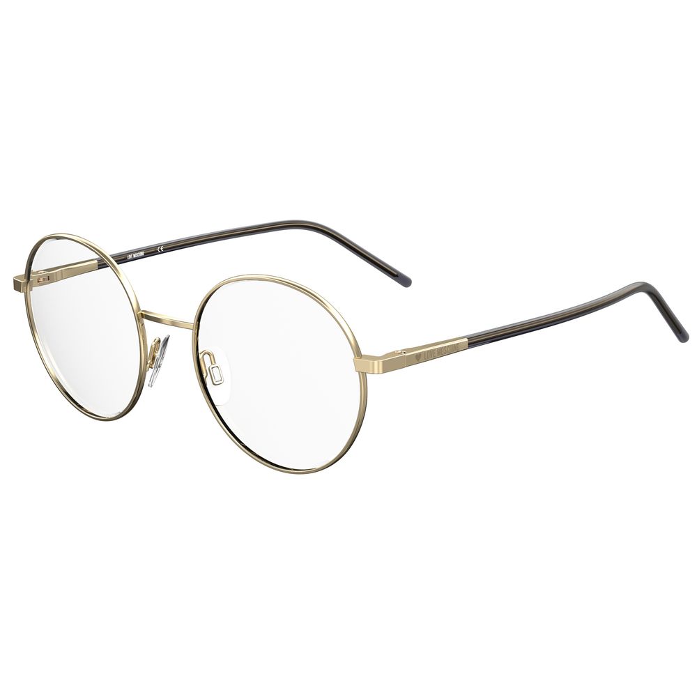 Love Moschino Rose Gold Metal Glasses Frames