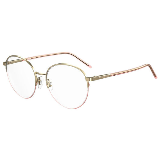 Love Moschino Rose Gold Metal Glasses Frames