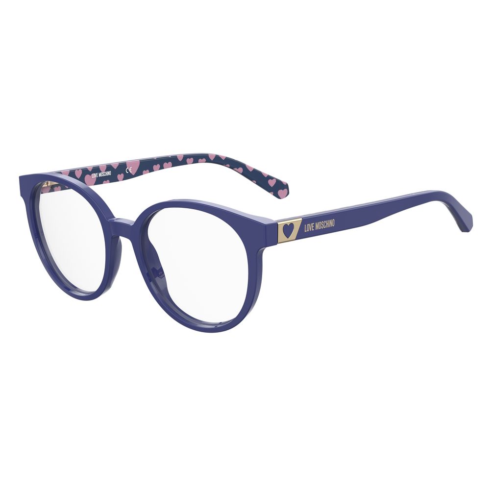 Love Moschino Blue Acetate Glasses Frames
