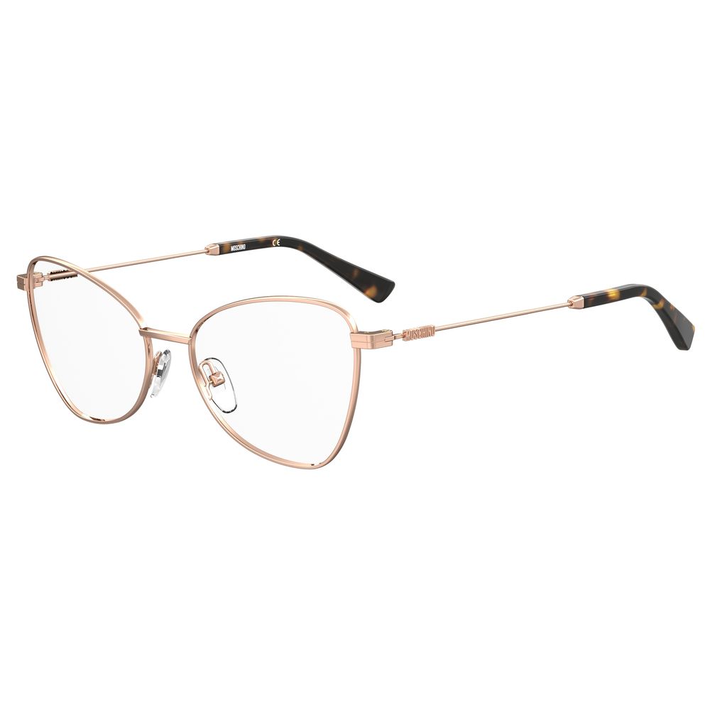 Moschino Gold Metal Glasses Frames