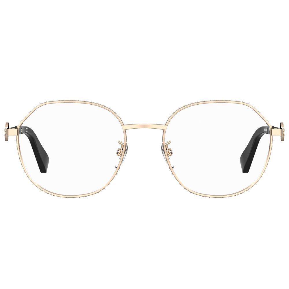 Moschino Rose Gold Metal Glasses Frames