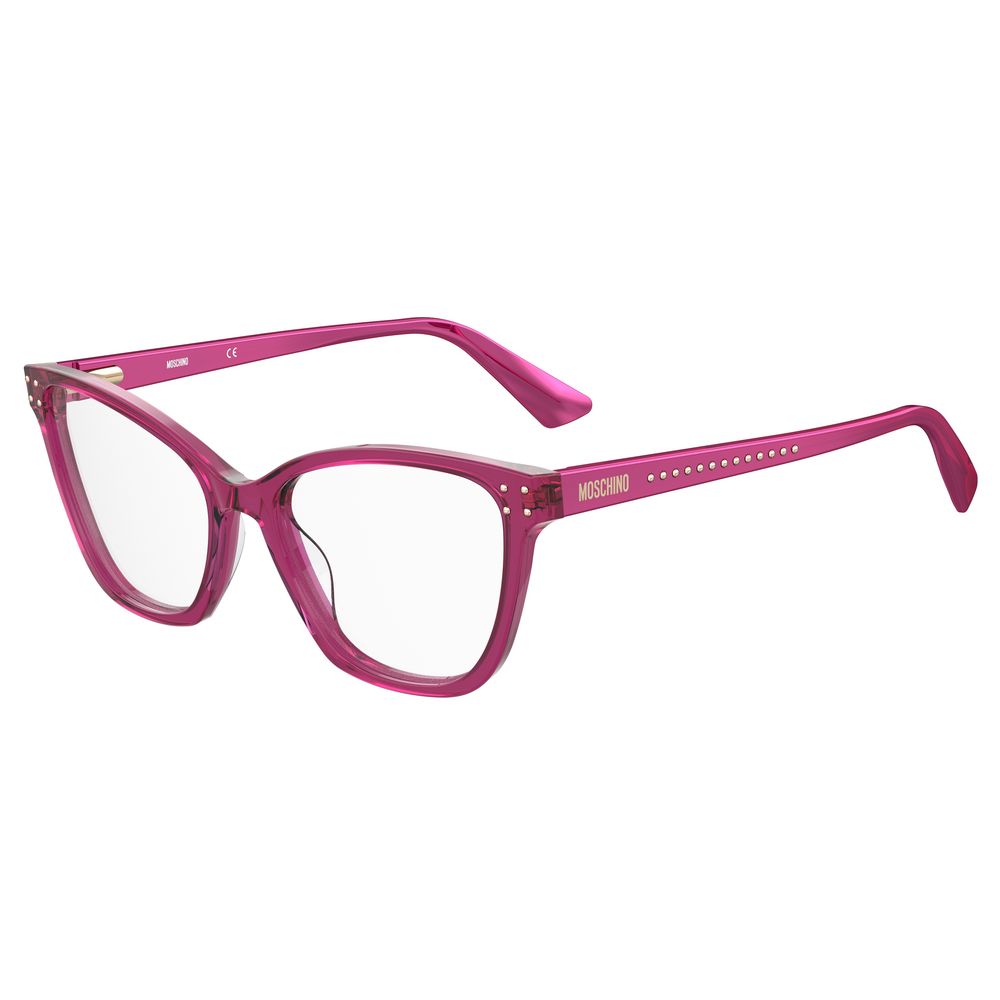 Moschino Fuchsia Acetate Glasses Frames