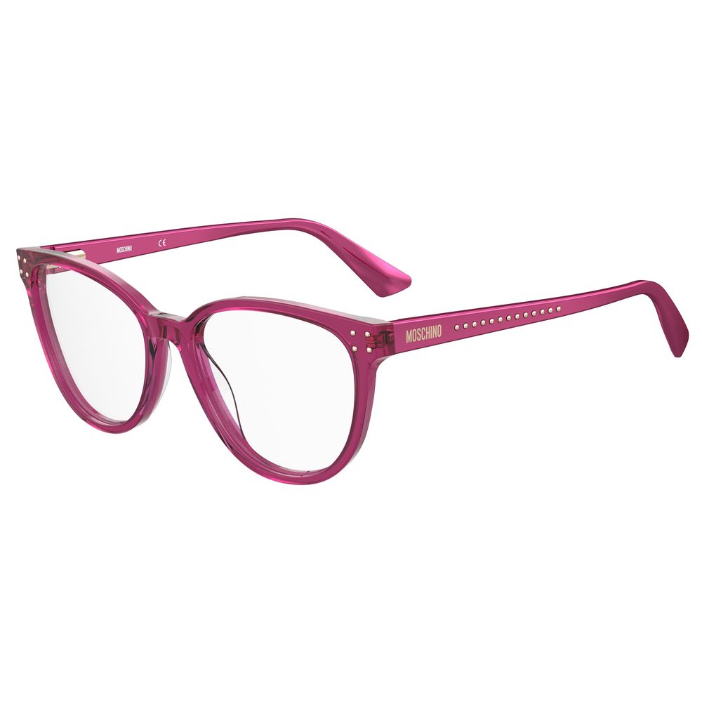 Moschino Fuchsia Acetate Glasses Frames