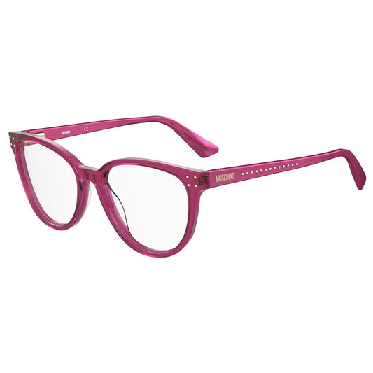 Moschino Fuchsia Acetate Glasses Frames