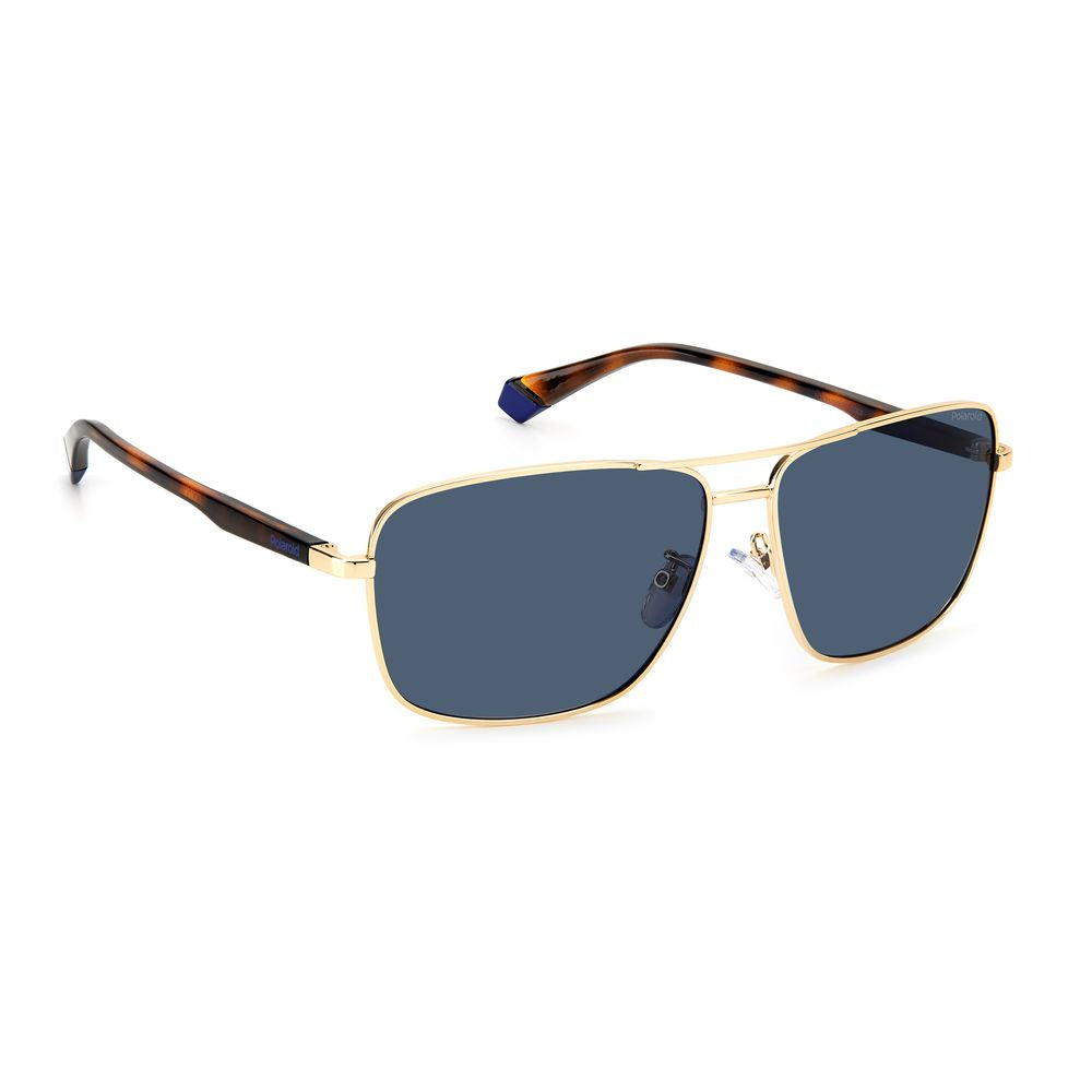 Polaroid Gold Metal Sunglasses Polaroid